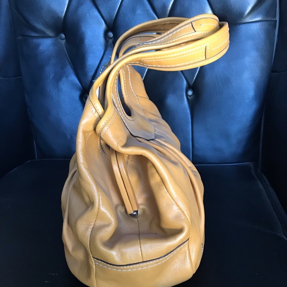 COACH Ergo Leather Pleated Purse - Picture 5 of 8